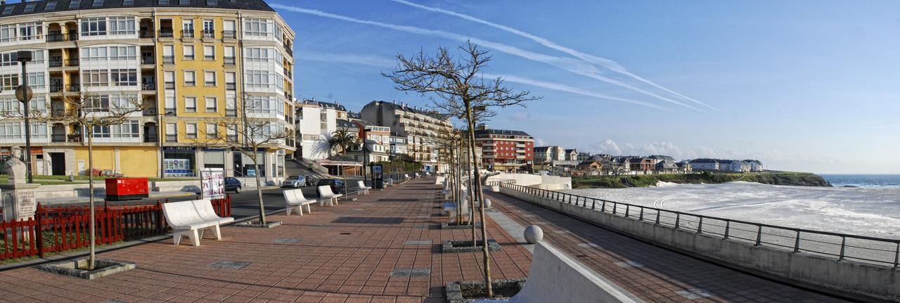 Duplex En 1ª Linea De Playa Lägenhet Foz Exteriör bild